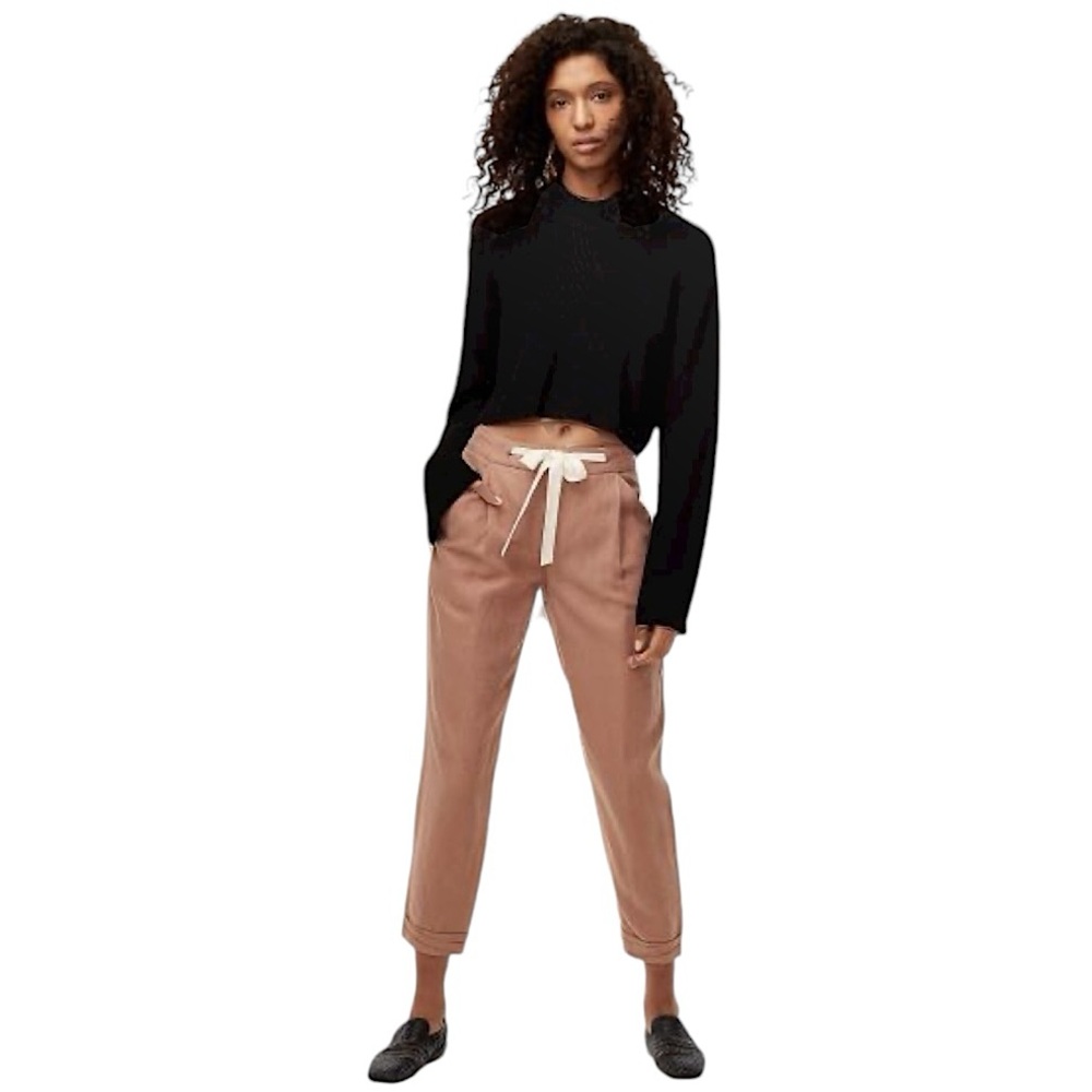 Aritzia Wilfred Allant Pants in Nutmeg size 0